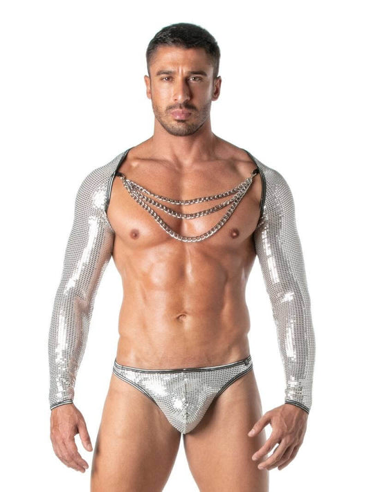 Mens TOF Paris Glitter Chains to Join Bolero