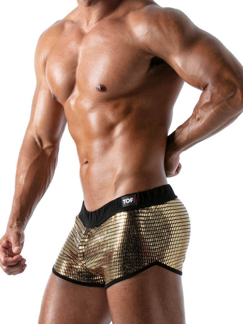 Mens TOF Paris Glitter Mini Short