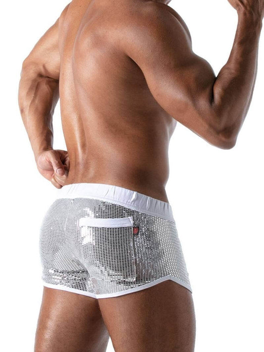 Mens TOF Paris Glitter Mini Short