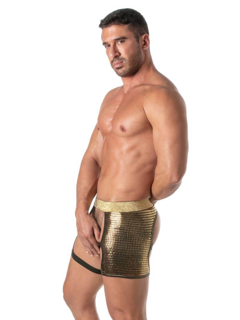 Mens TOF Paris Glitter Shorty Chaps