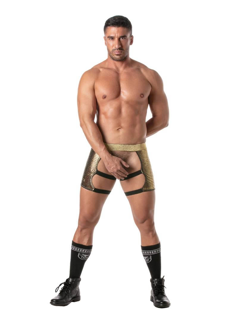 Mens TOF Paris Glitter Shorty Chaps