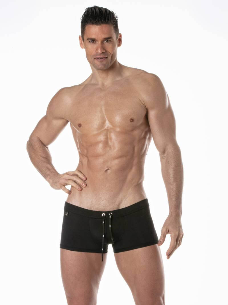 Mens TOF Paris Plain Hipster Swimming Trunks