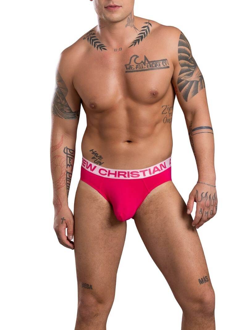 Men's Andrew Christian Almost Naked Premium Bamboo Brief, Hang Free Pouch