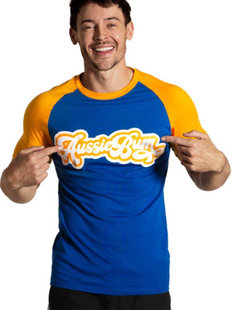 aussieBum Mens Outsider BaseBall T-Shirt