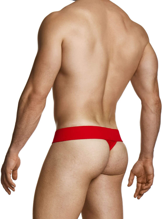 Red men's underwear on a white background