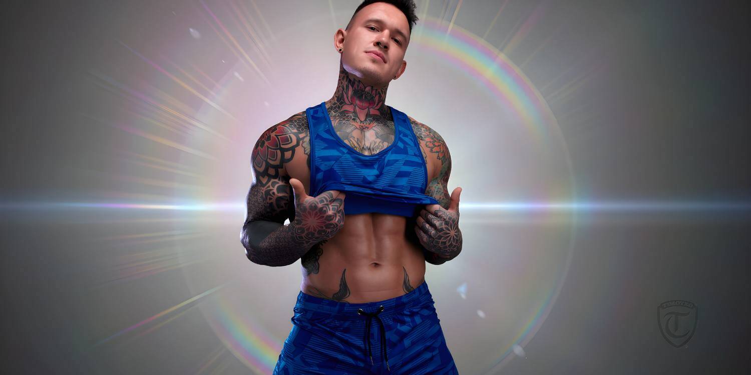 mens gay Active & Gym Tops