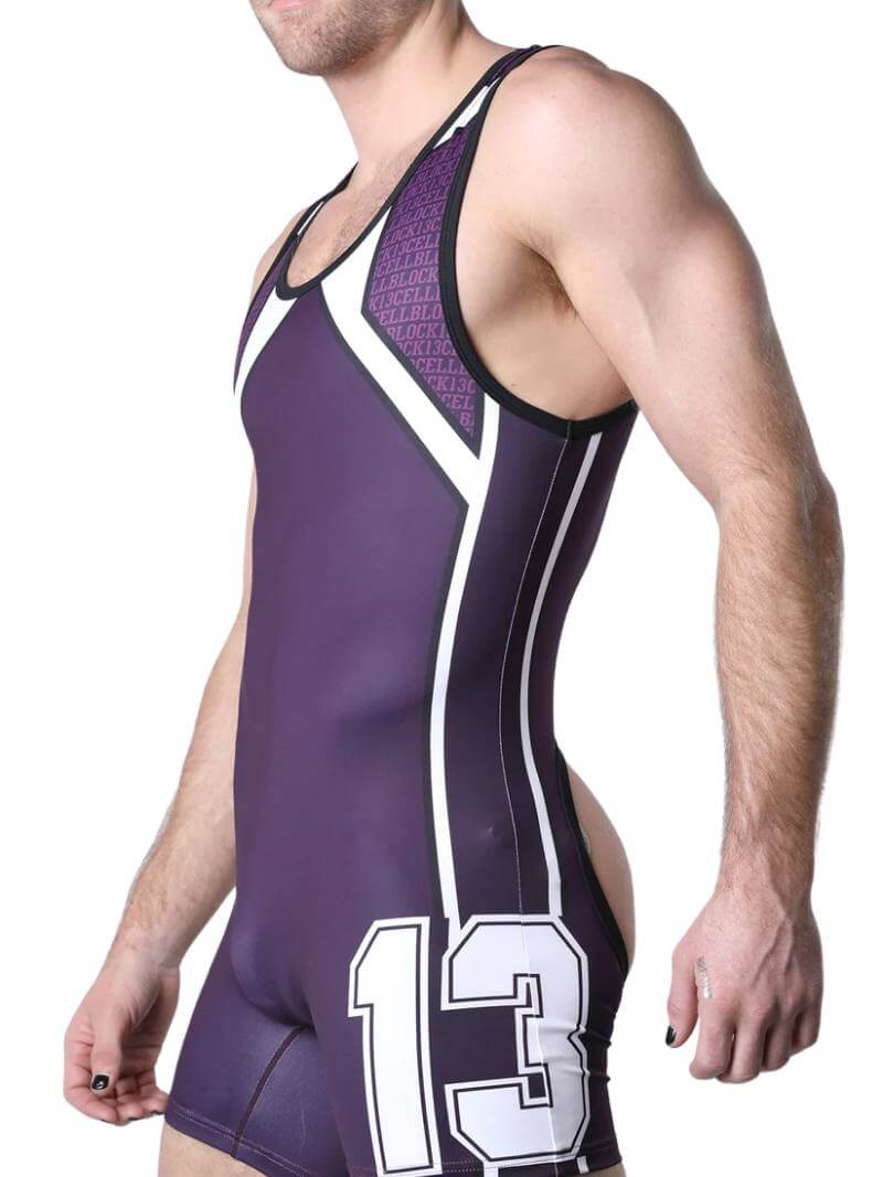 CellBlock13 Take Down Backless Bodysuit Singlet