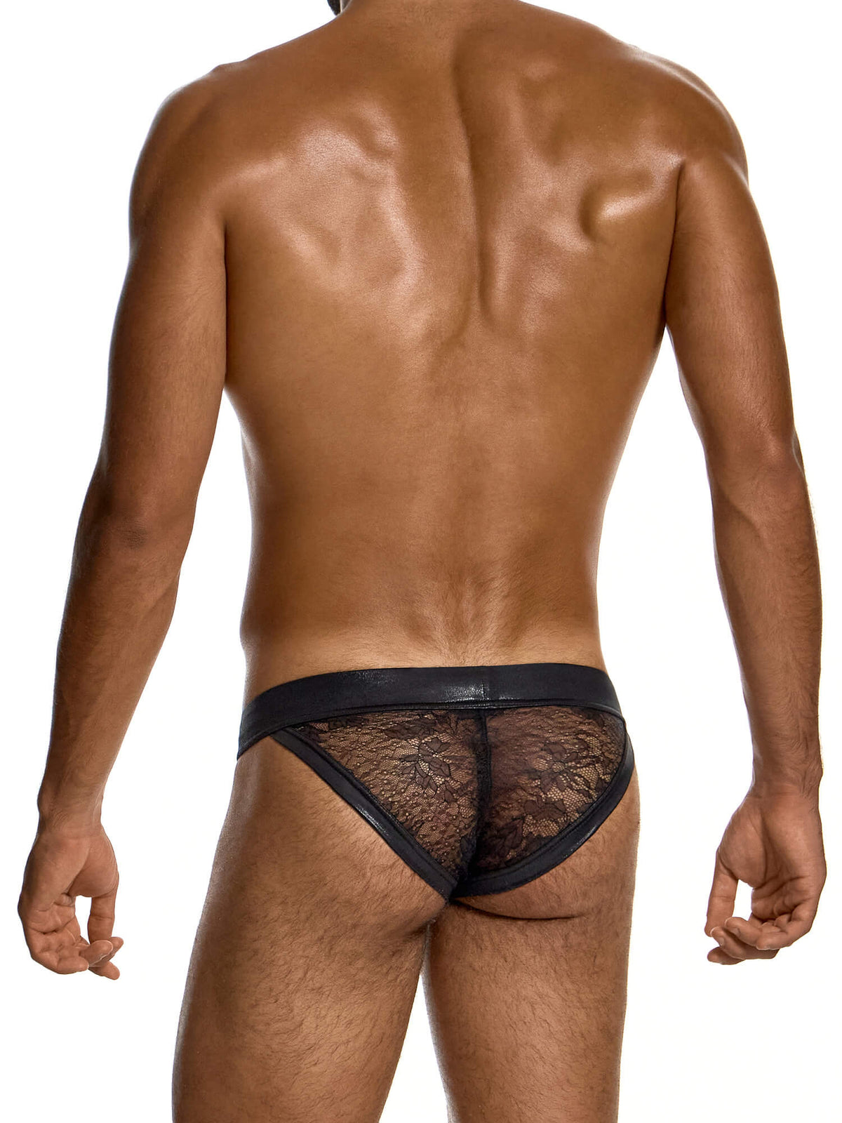 Modus Vivendi Lingerie Lace Tanga in black, product photograph