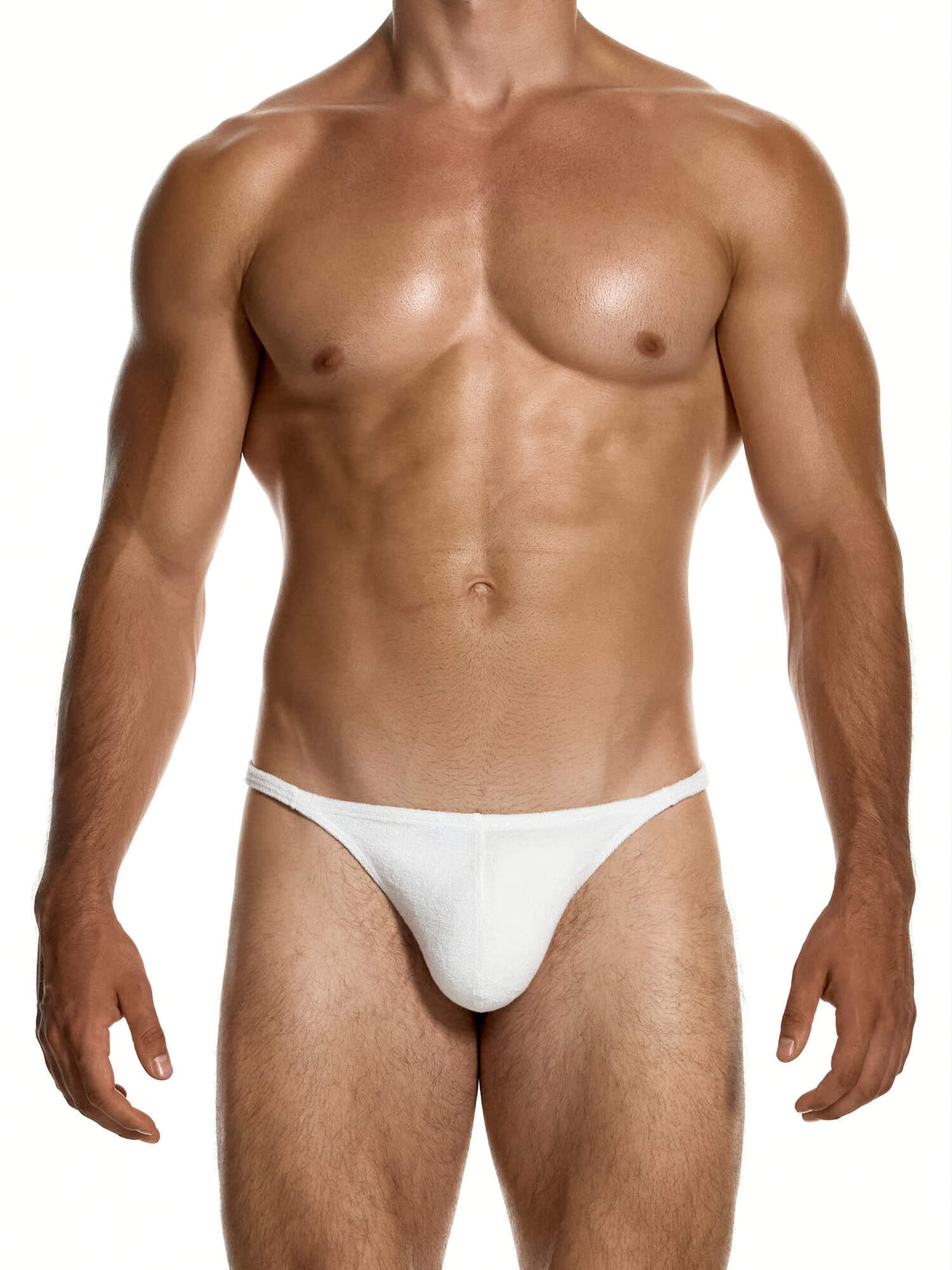 Modus Vivendi Towel Thong in White, product photograph