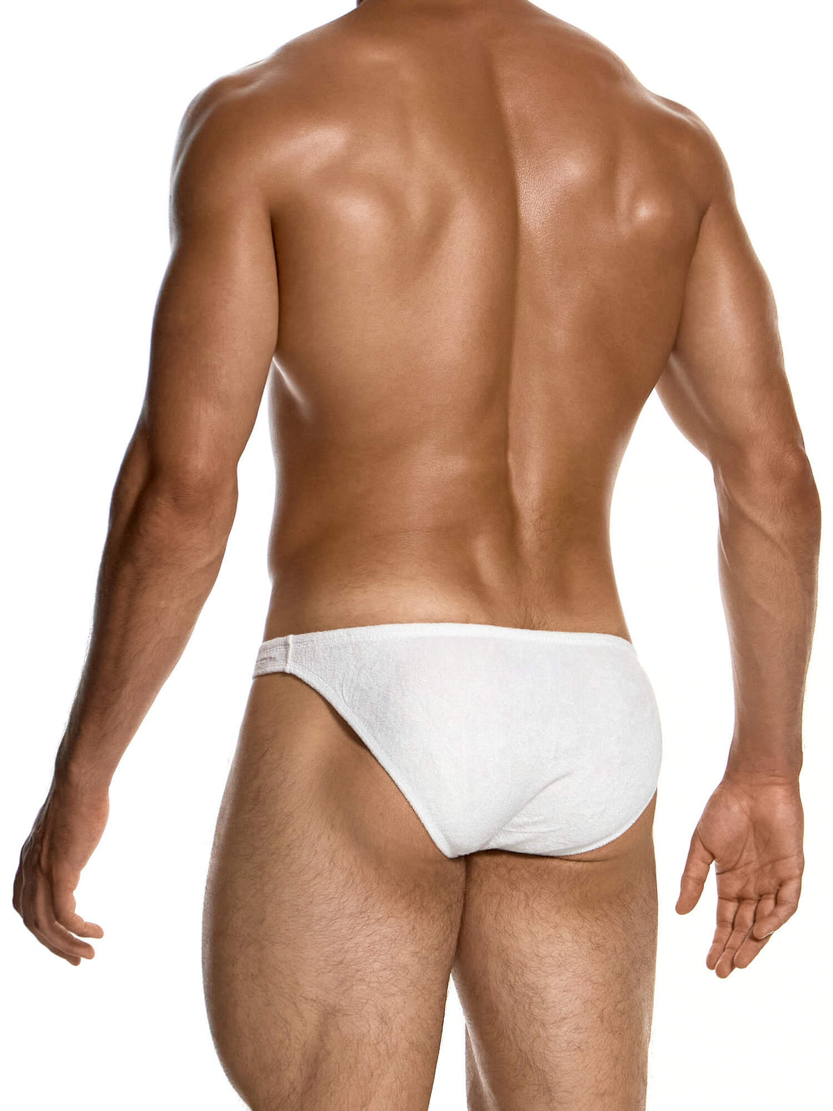 Modus Vivendi Towel Low Cut Bikini Brief in White, product photograph