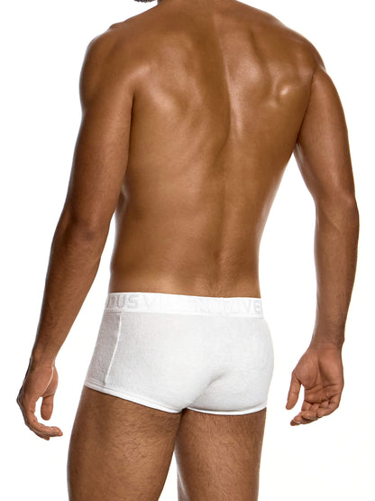 Modus Vivendi Towel Boxer Trunk in White, product photograph