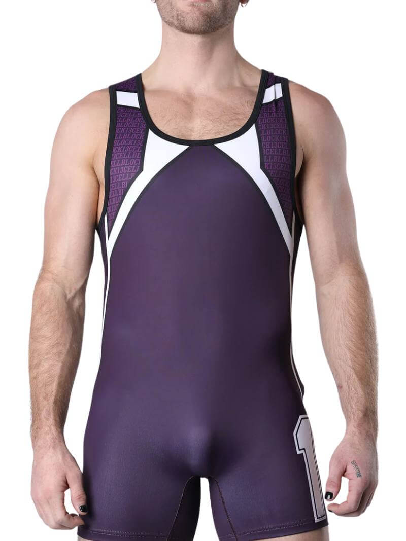 CellBlock13 Take Down Backless Bodysuit Singlet