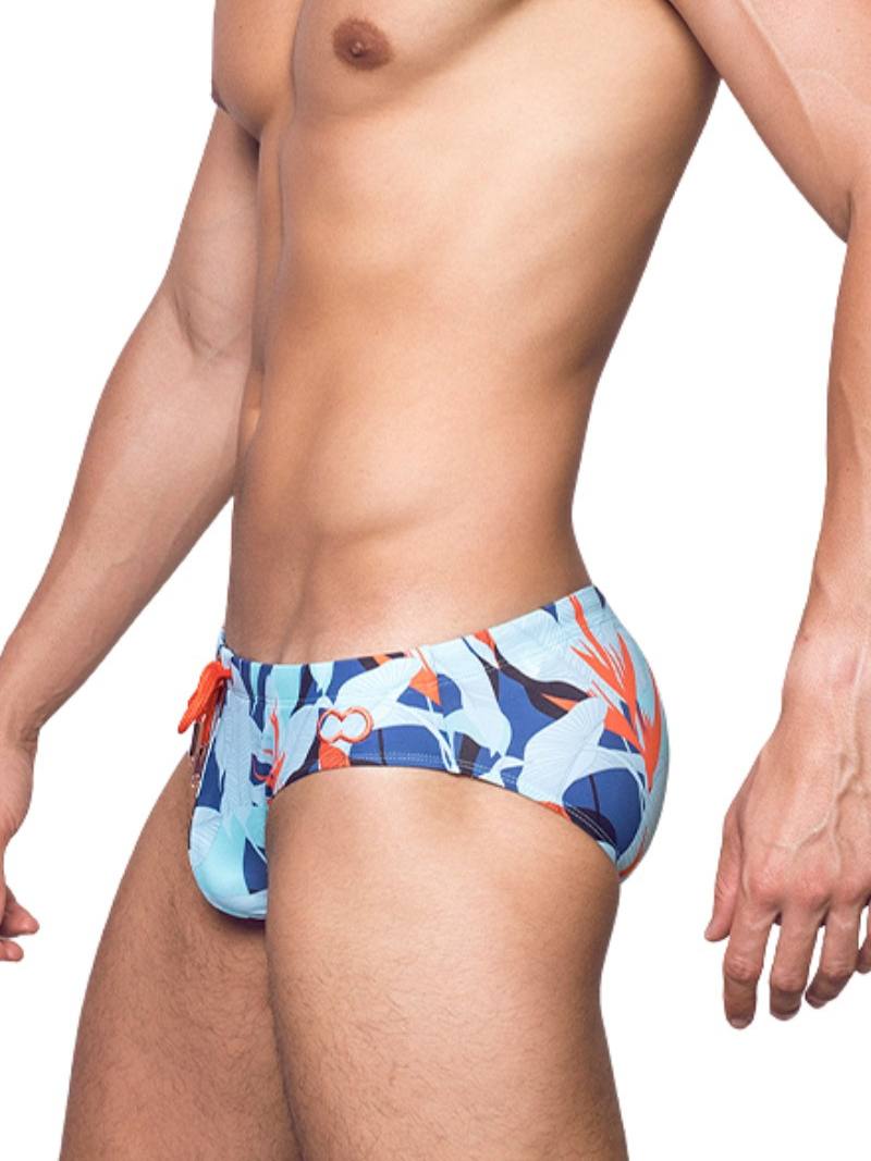 2eros V10 Caribbean Twist Swimwear Brief, Eco-Fabric