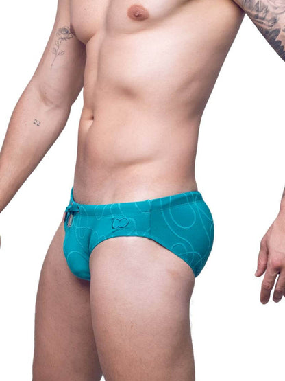 2eros V10 Textured Ripple Swim Brief, Eco-Fabric