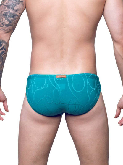 2eros V10 Textured Ripple Swim Brief, Eco-Fabric