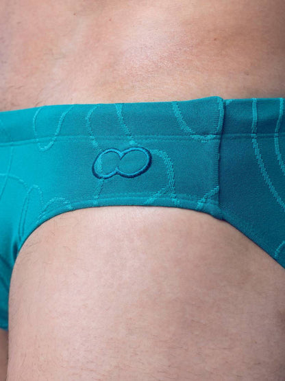 2eros V10 Textured Ripple Swim Brief, Eco-Fabric