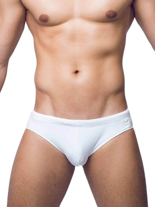 2eros V10 Mens Swim Brief in White