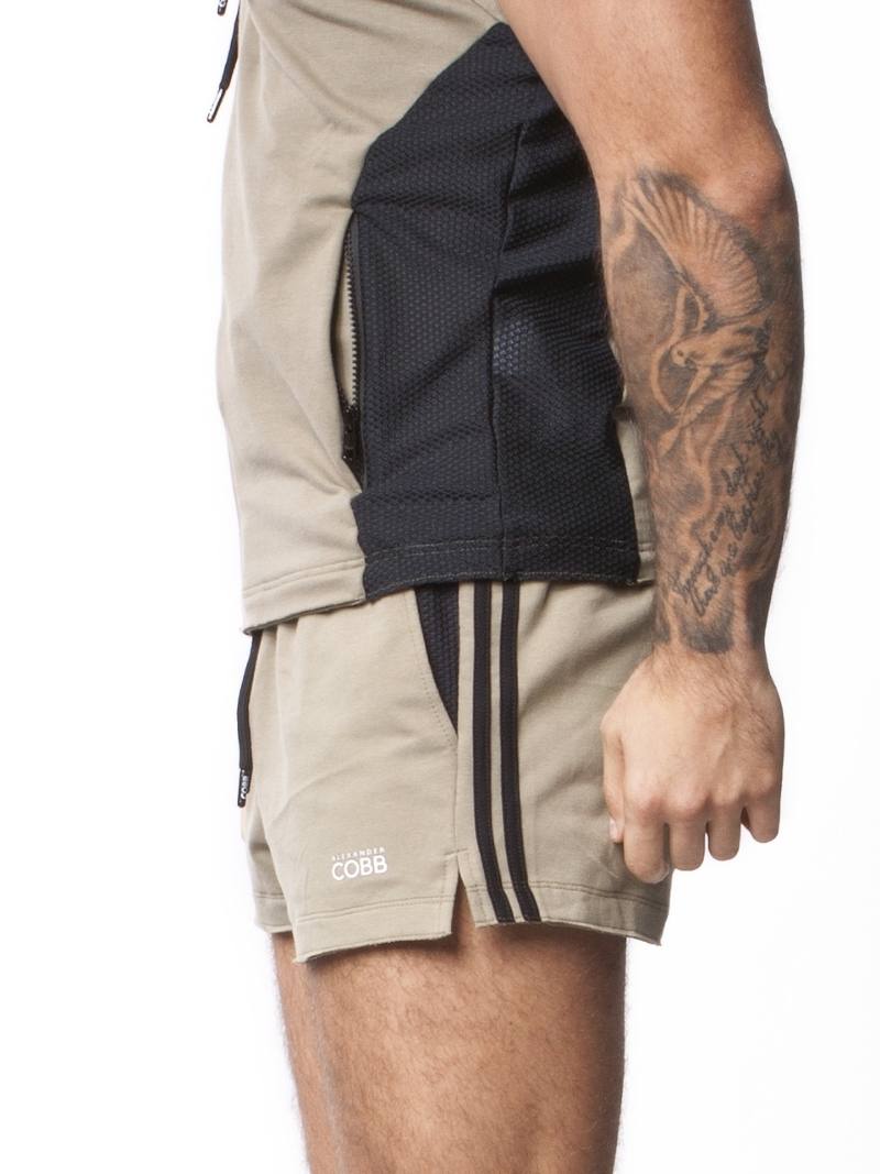 Alexander Cobb Short Leg Striped Shorts