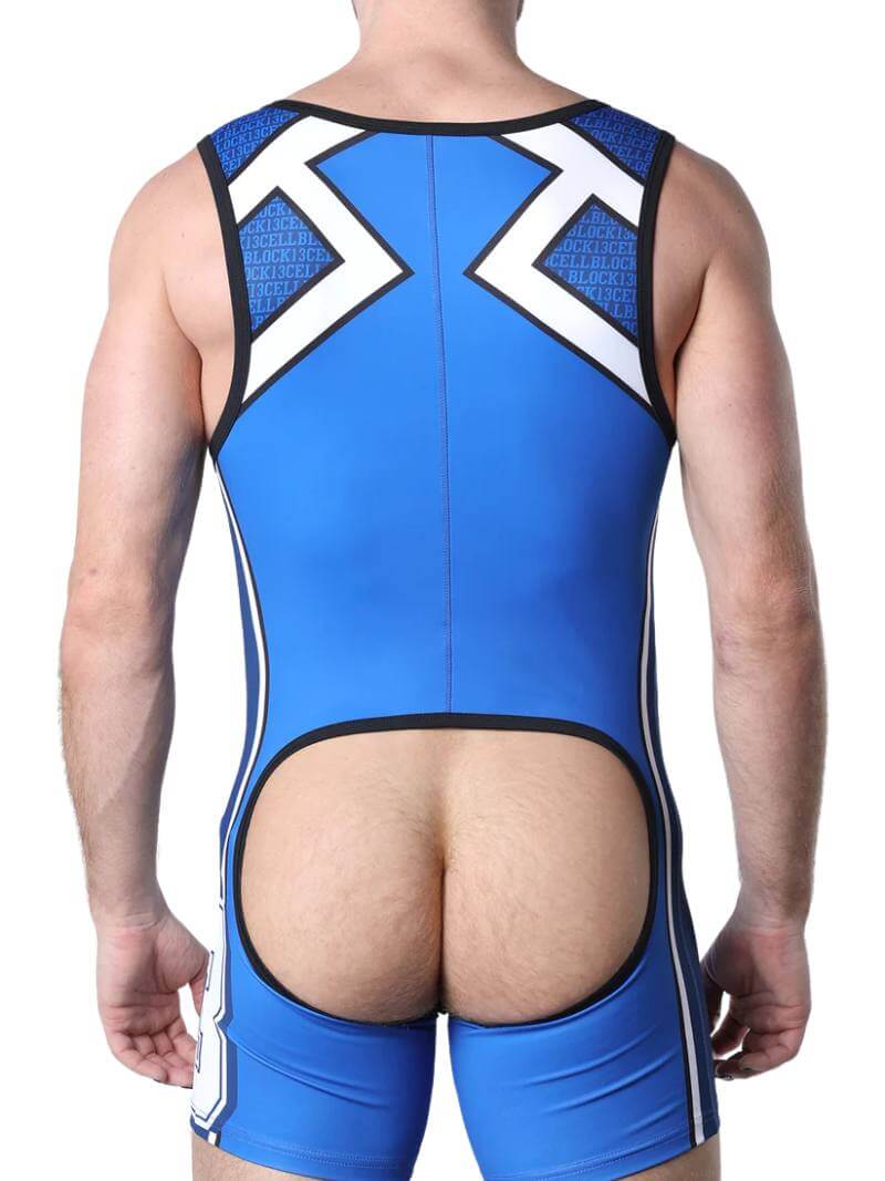 CellBlock13 Take Down Backless Bodysuit Singlet