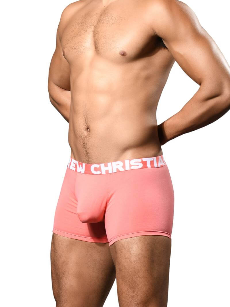 Andrew Christian Almost Naked Premium Bamboo Boxer, Hang Free Pouch