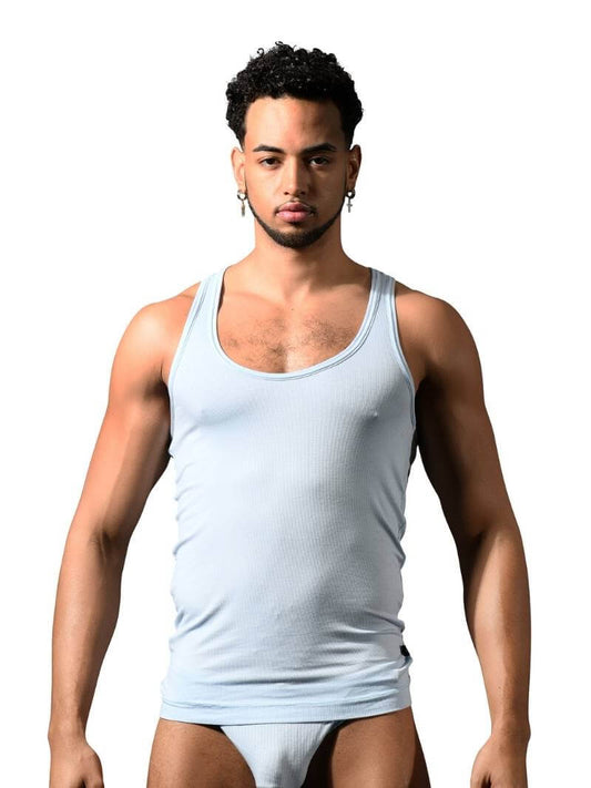 Men's Ribbed Rayon Summer Tank Top