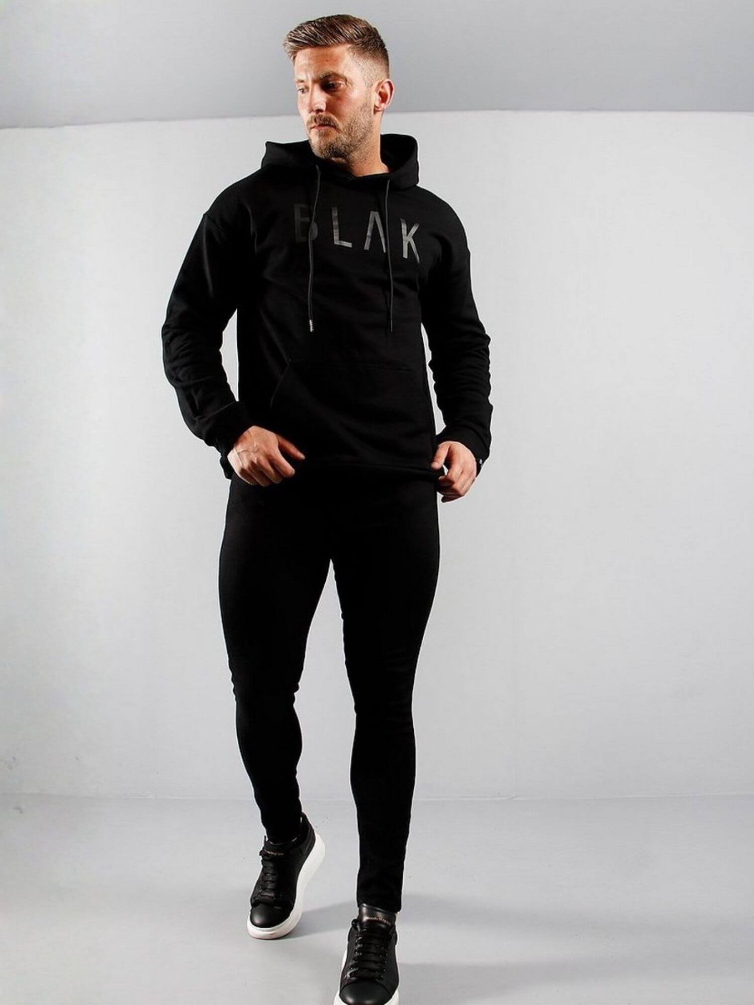 Cotton Boxy Style Hoodie Large Chest Logo