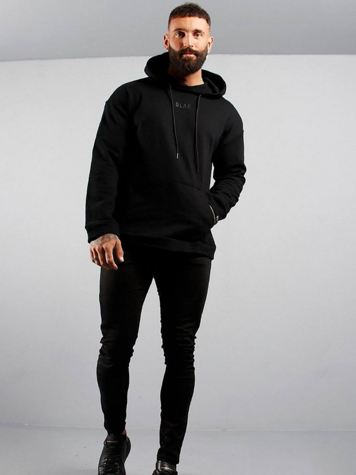 Cotton Boxy Style Hoodie Logos