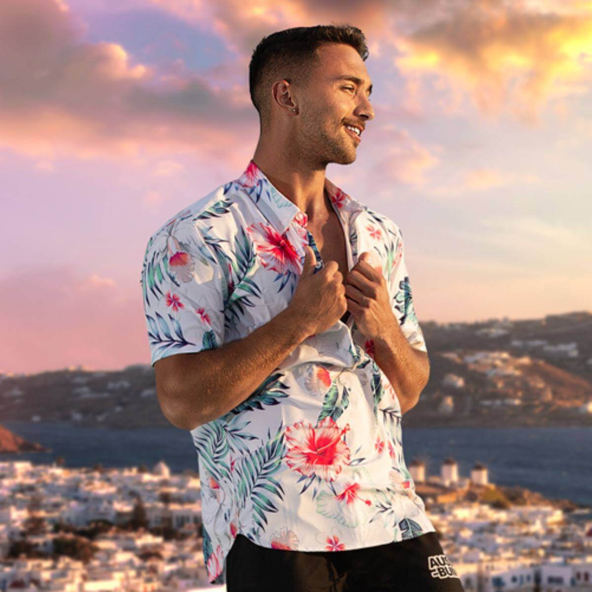 Aussiebum Men's Floral Vacay Shirt