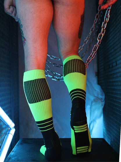Breedwell Hypnotix Neon Rave Knee-High Socks
