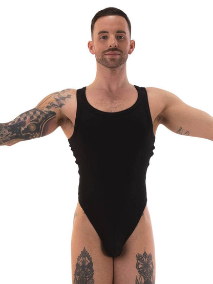 BARCODE Berlin Assi Bodysuit with Thong Rear