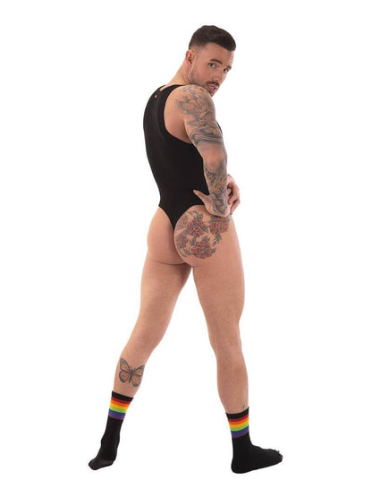 BARCODE Berlin Assi Bodysuit with Thong Rear