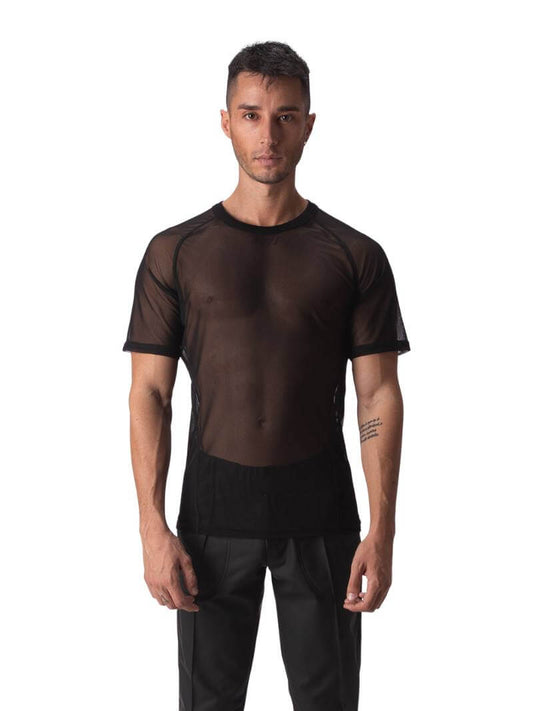 Barcode Berlin Dakari Sheer Mesh T-Shirt