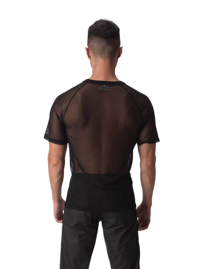 Barcode Berlin Dakari Sheer Mesh T-Shirt