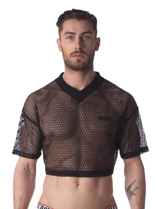 Barcode Berlin Despinor Mesh Crop Top