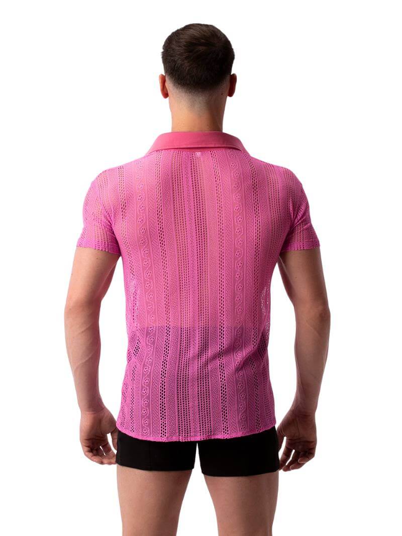 Barcode Berlin Grigor Lace Polo Shirt