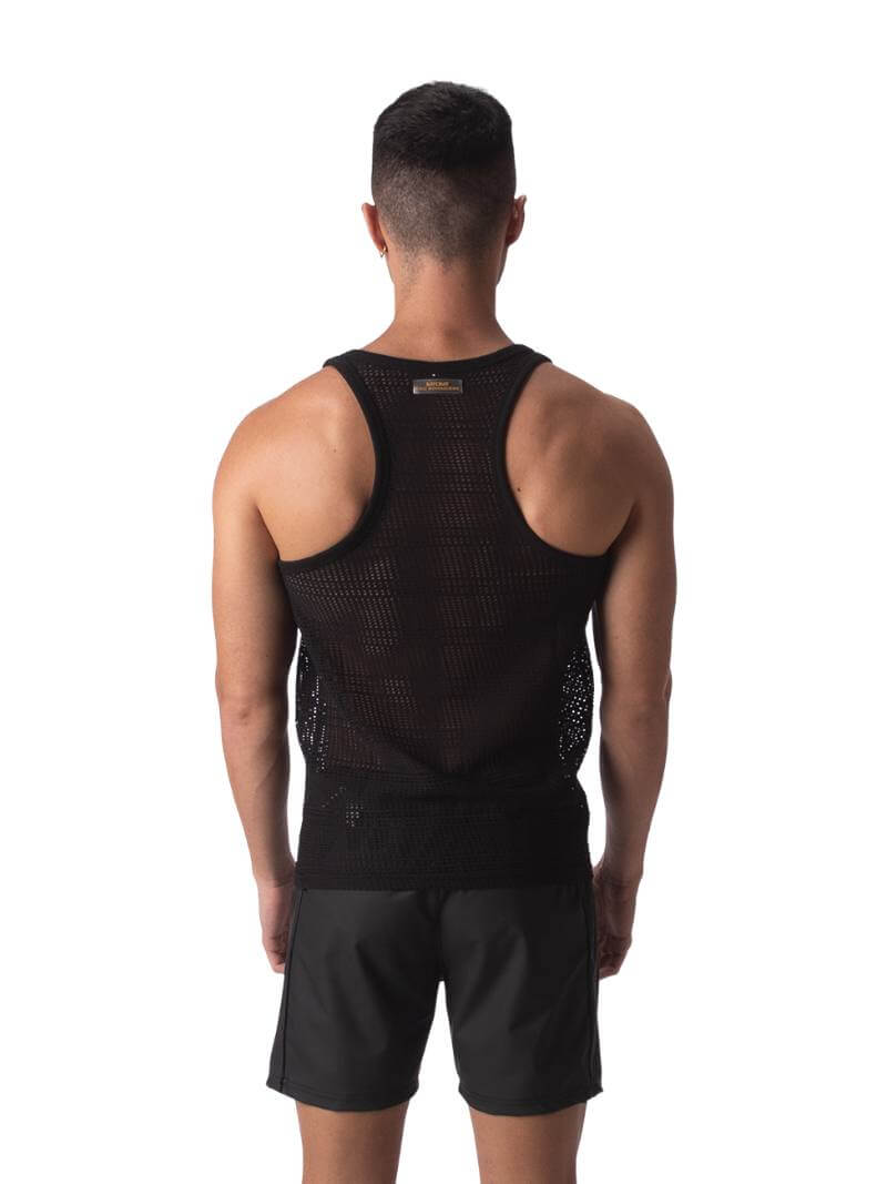 BARCODE Berlin Lunt Knitted Mesh Vest