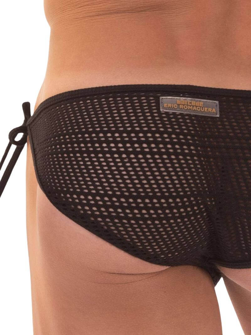 Barcode Berlin Miko Side Tie Knitted Mesh Brief