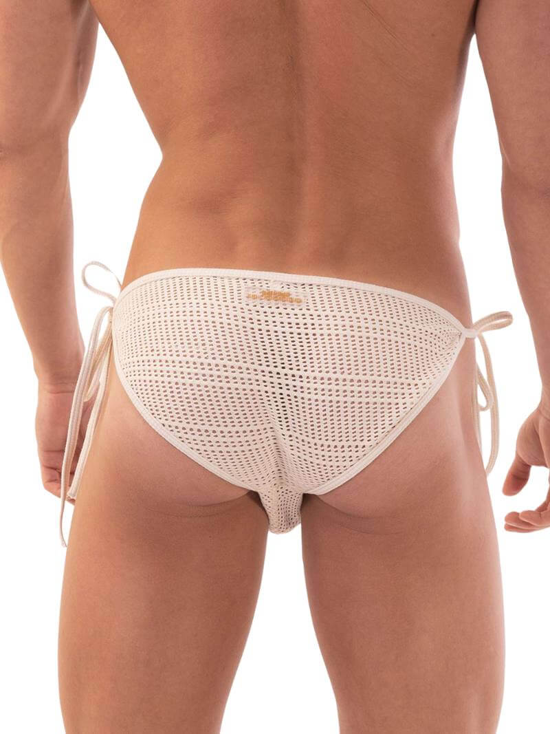 Barcode Berlin Miko Side Tie Knitted Mesh Brief