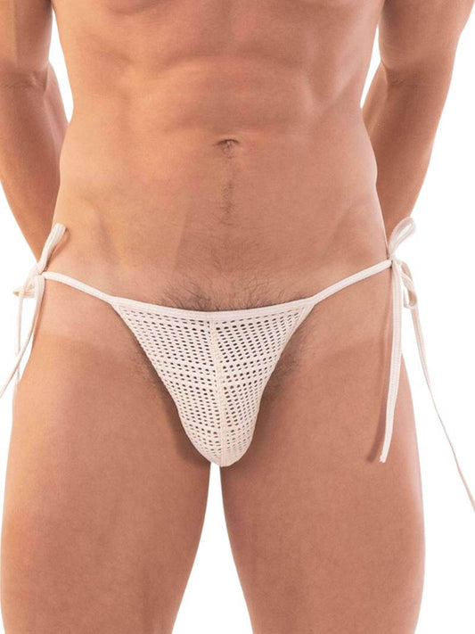 Barcode Berlin Miko Side Tie Knitted Mesh Brief