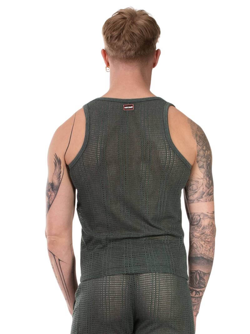 BARCODE Berlin Alabin Knitted Mesh Tank Top