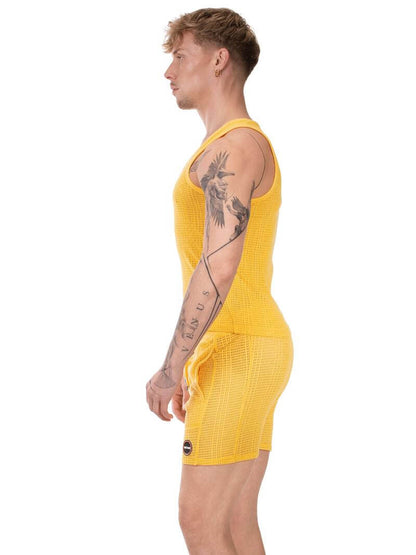 BARCODE Berlin Alabin Knitted Mesh Tank Top