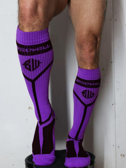 Breedwell Purpleicious Hook Up Socks