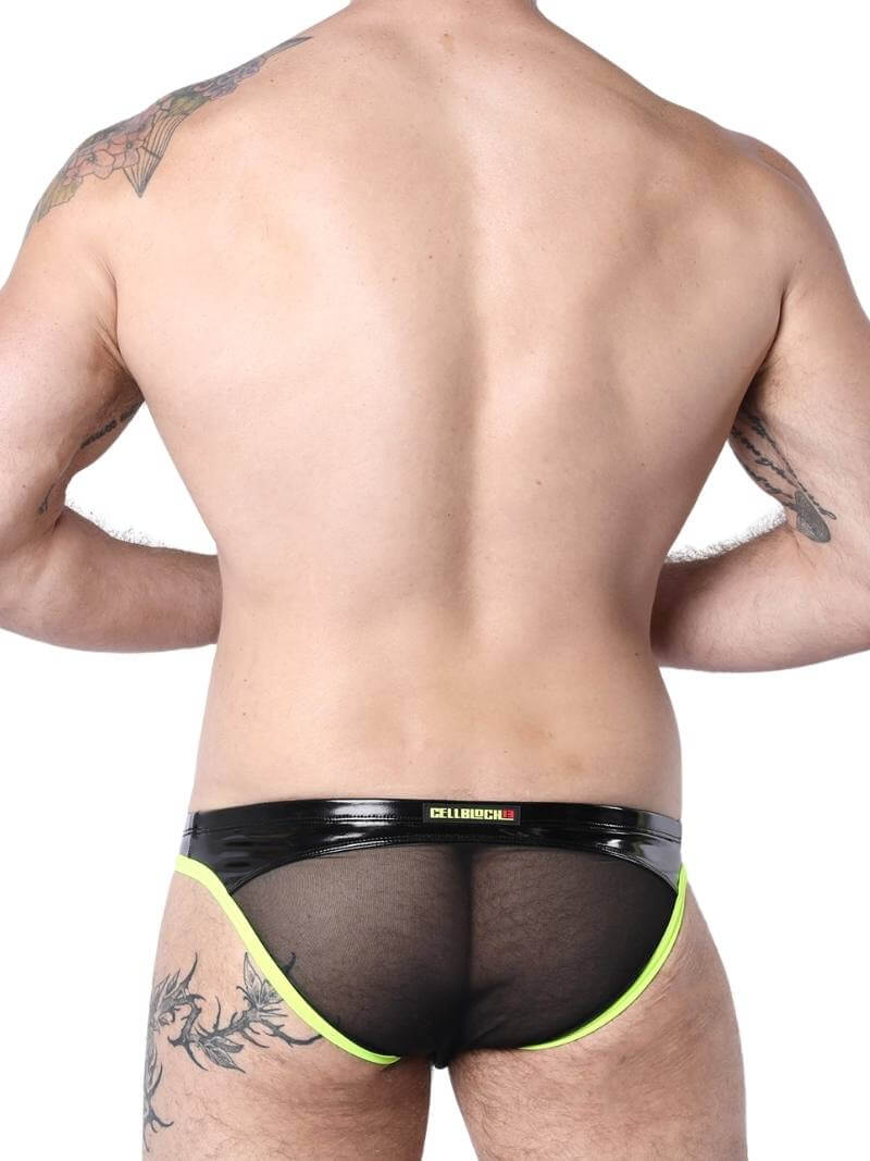 CellBlock13 Black Chrome Low Rise Brief