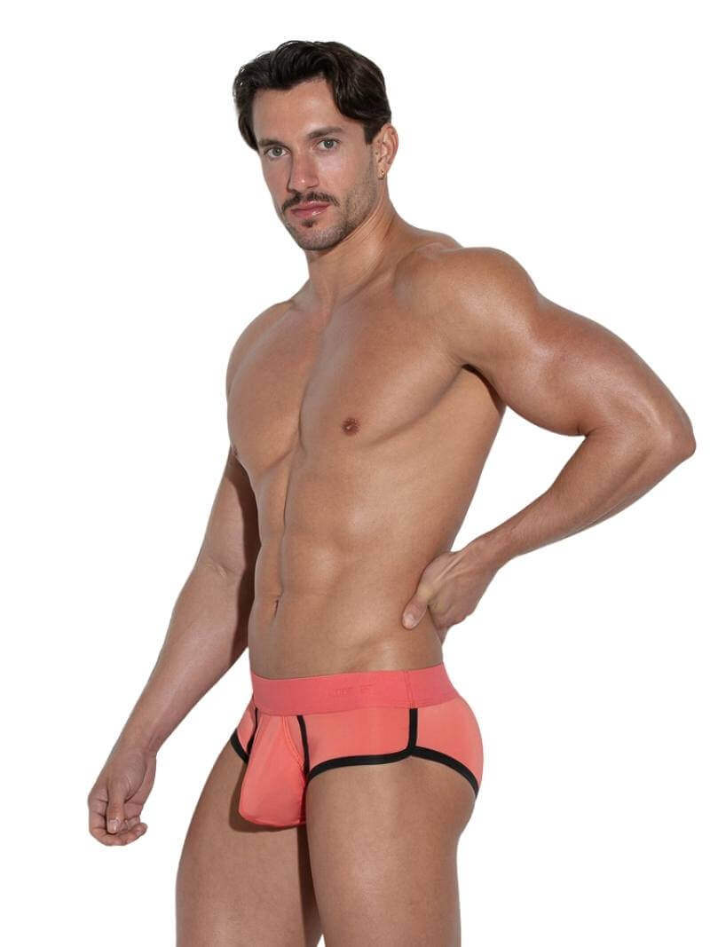 CODE 22 Work Out Microfiber Brief with Supportive Pouch