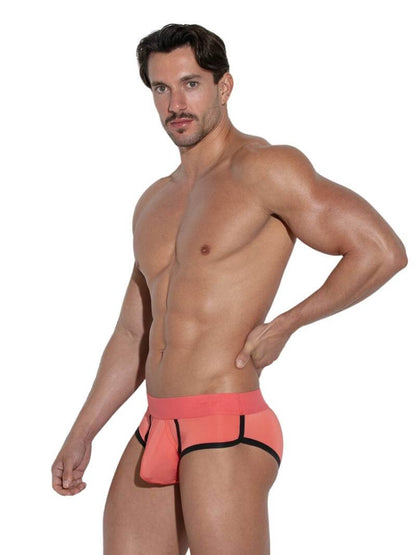 CODE 22 Work Out Microfiber Brief with Supportive Pouch