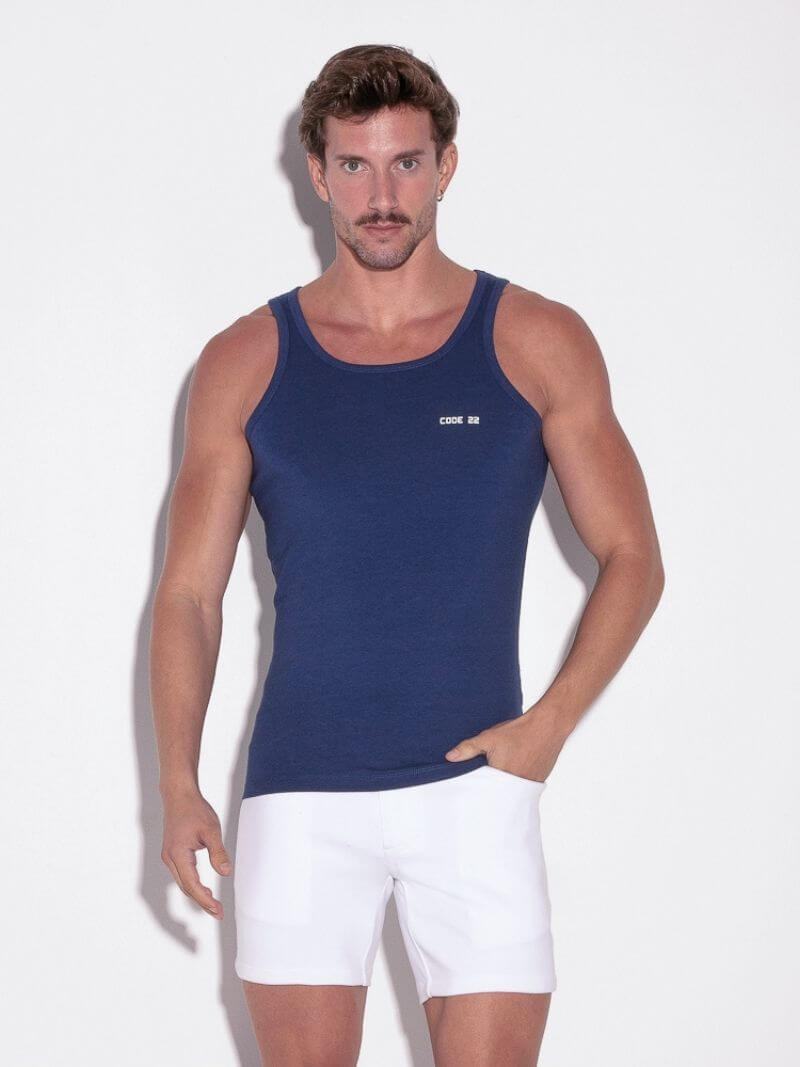 CODE22 Basic Vest, Breathable Modal Fabric