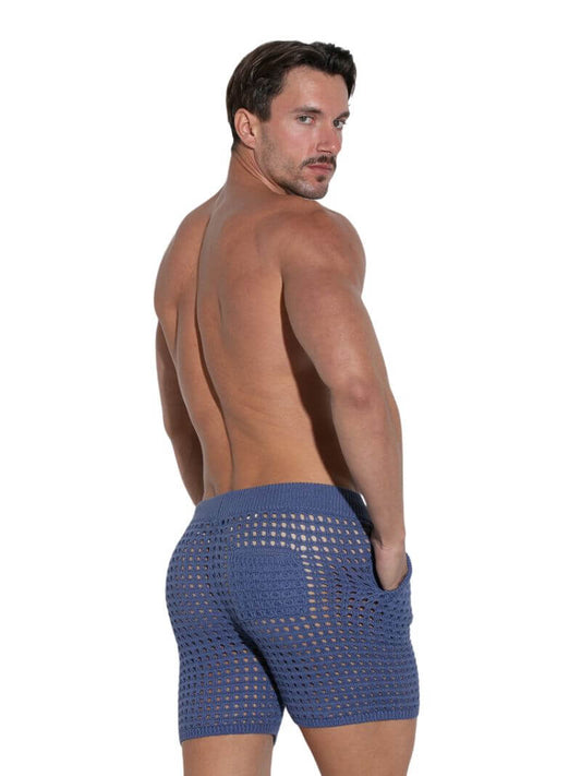 CODE 22 Diamond Knit Mid-Thigh Short