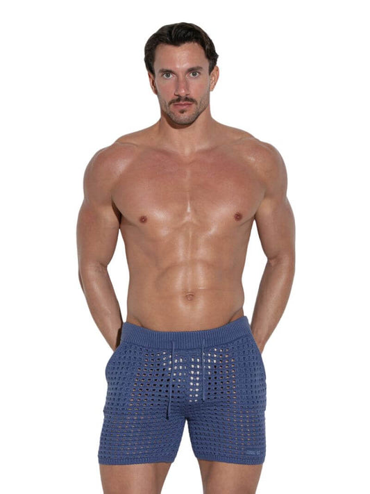 CODE 22 Diamond Knit Mid-Thigh Short