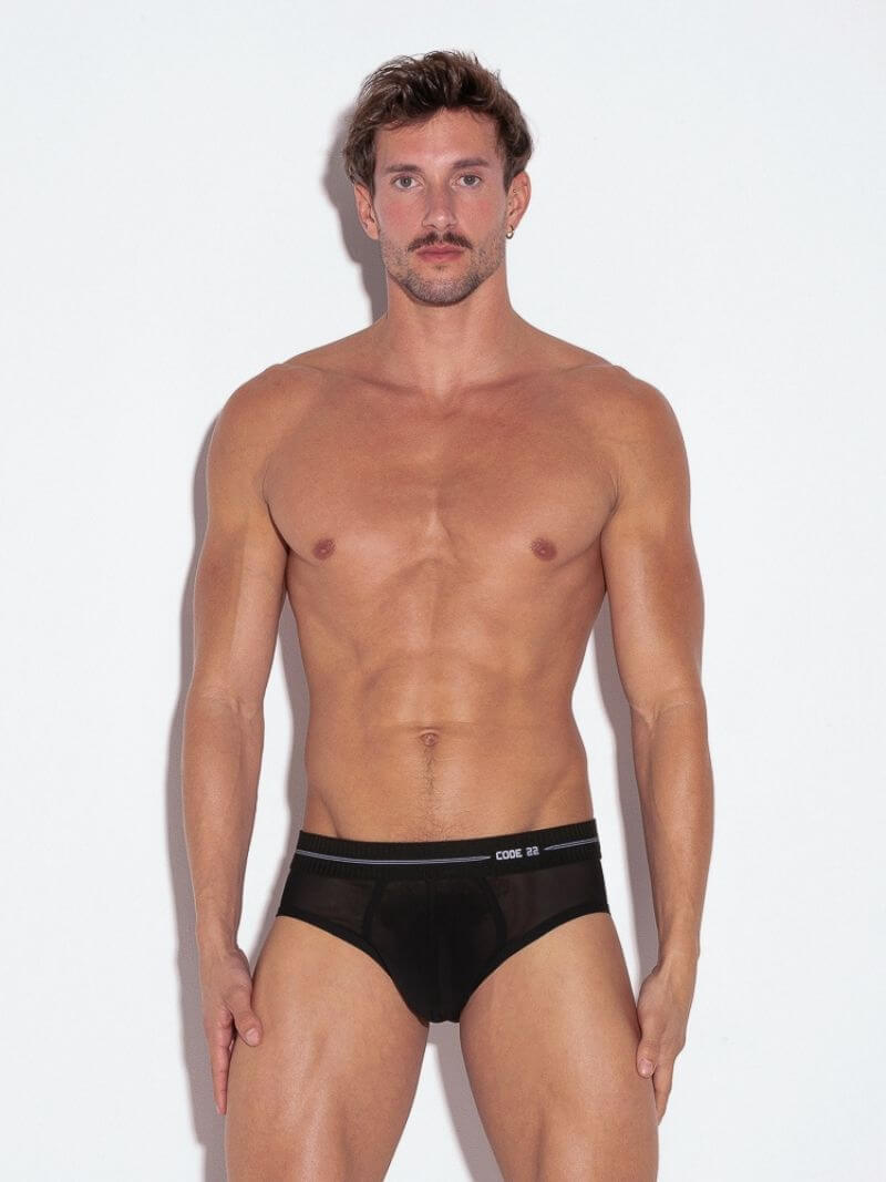 CODE22 Sheer Mesh Brief