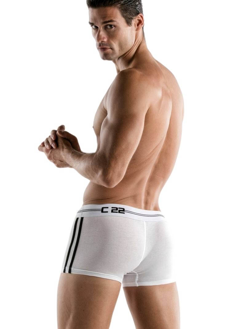 CODE22 Mens Padded Boxer Trunk with Power Shape Enhancement Padding